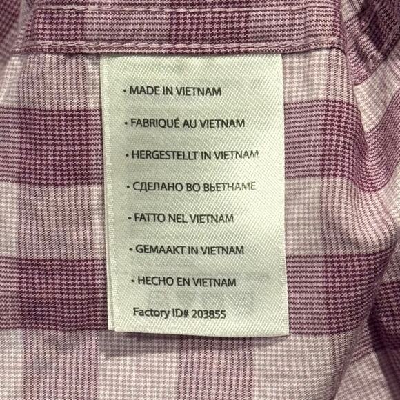 Synrgy Mens Shirt Academia Preppy Retro Indie Coastal Grandpa Button Purple 4XL - Picture 4 of 6